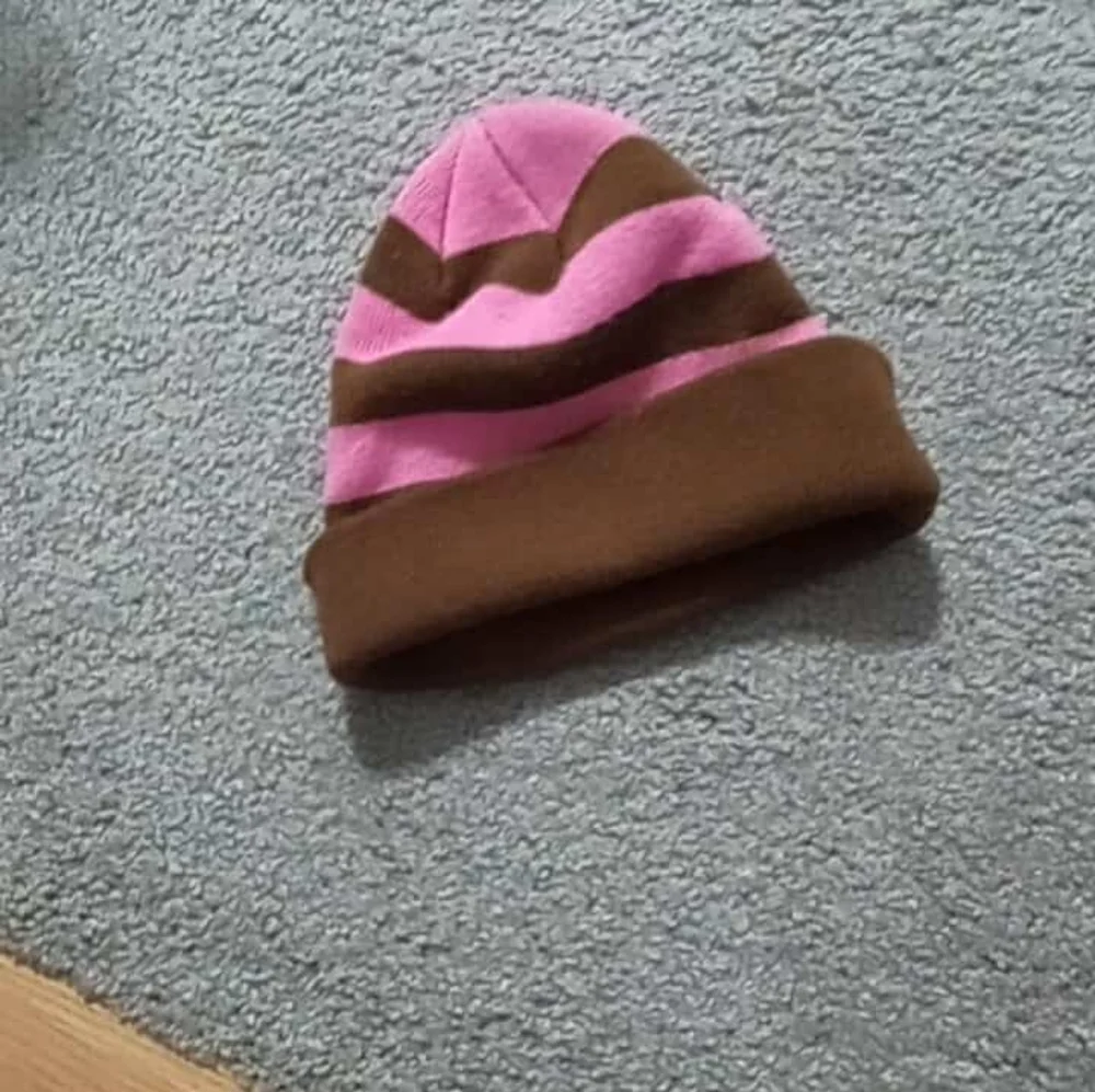Paul Frank x Target Girls Striped Brown and Pink Hat